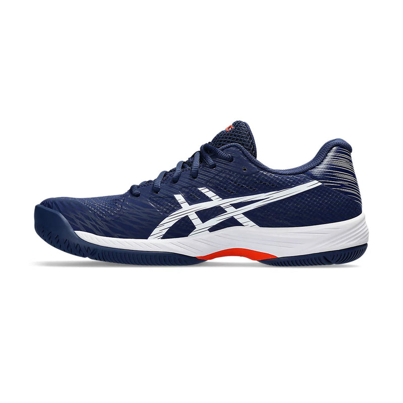 Asics Gel Game 9 Court Shoes (Blue Expanse/White) 4