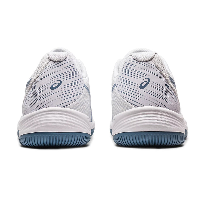 Asics Gel Game 9 Court Shoes (White/Steel Blue) 5