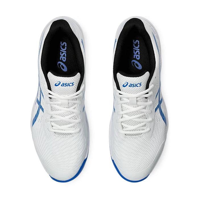 Asics Gel Game 9 Court Shoes (White/Tuna Blue) 6