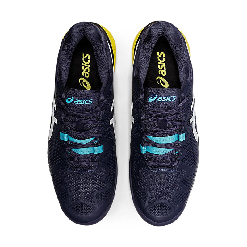 Asics Gel Resolution 8 Court Shoes (Indigo Fog/White) 6