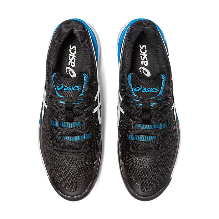 Asics Gel Resolution 9 Court Shoes (Black/White) 6