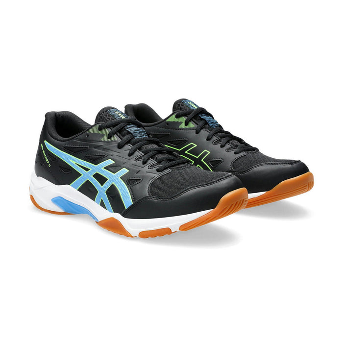 Asics Gel Rocket 11 Court Shoes (Black/Waterscape) 3