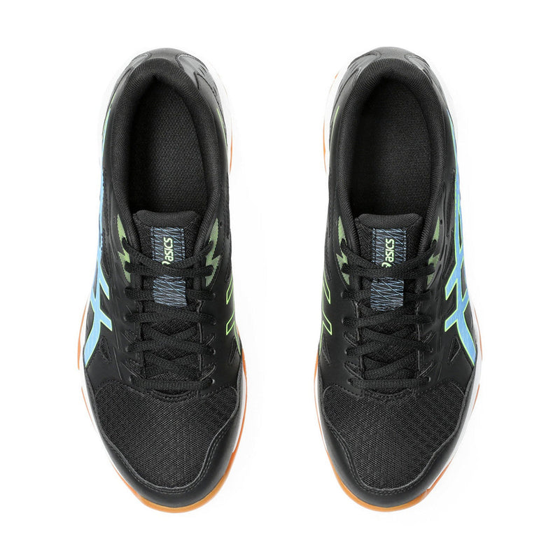 Asics Gel Rocket 11 Court Shoes (Black/Waterscape) 6