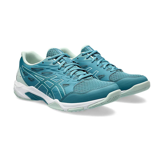 Asics Gel Rocket 11 Court Shoes (Blue Teal/Pale Mint) 3