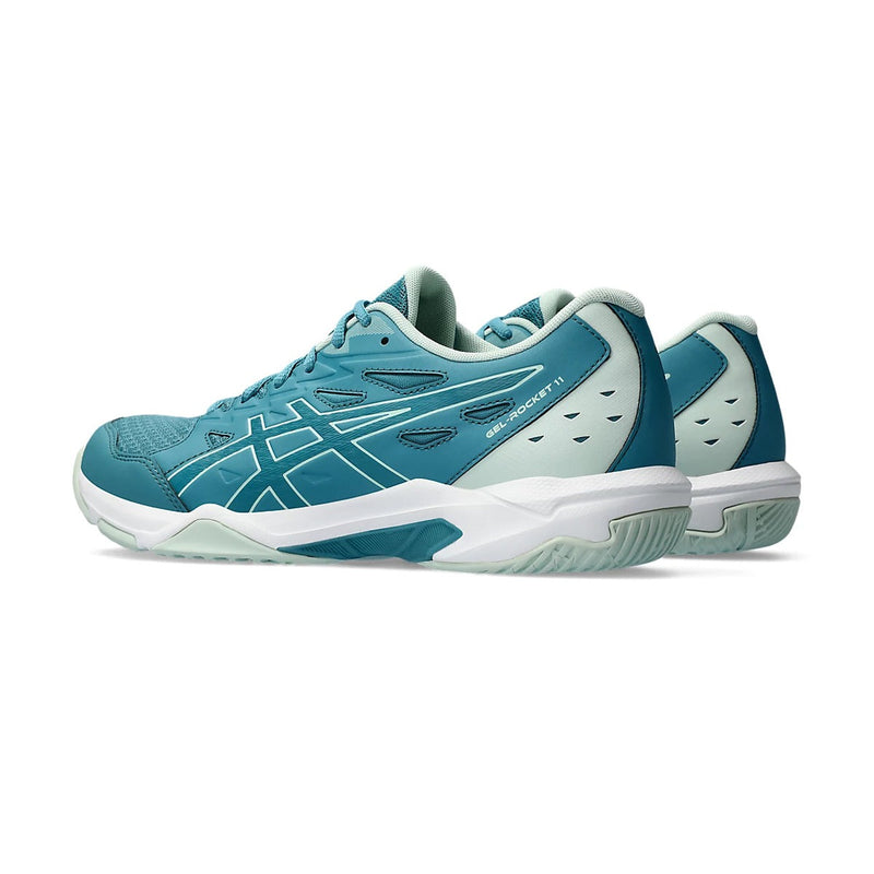 Asics Gel Rocket 11 Court Shoes (Blue Teal/Pale Mint) 4