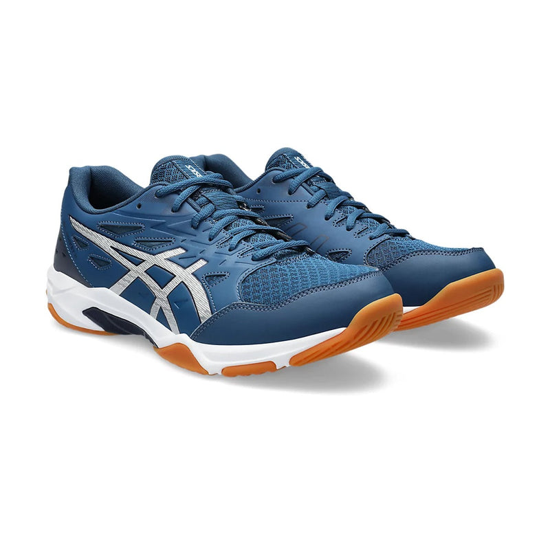 Asics Gel Rocket 11 Court Shoes (Mako Blue/White) 3