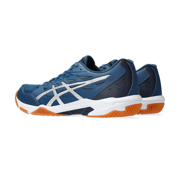 Asics Gel Rocket 11 Court Shoes (Mako Blue/White) 4