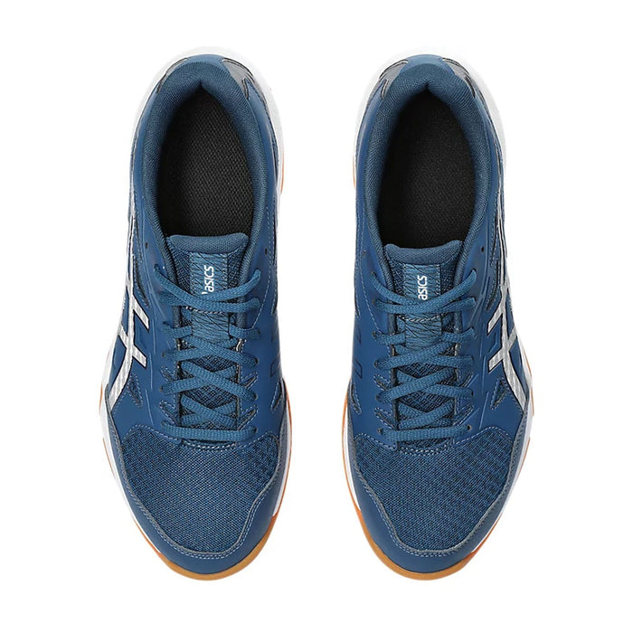 Asics Gel Rocket 11 Court Shoes (Mako Blue/White) 6