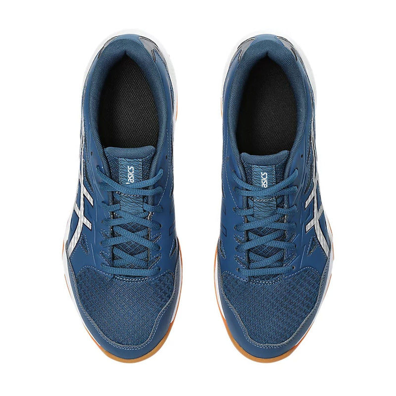 Asics Gel Rocket 11 Court Shoes (Mako Blue/White) 6