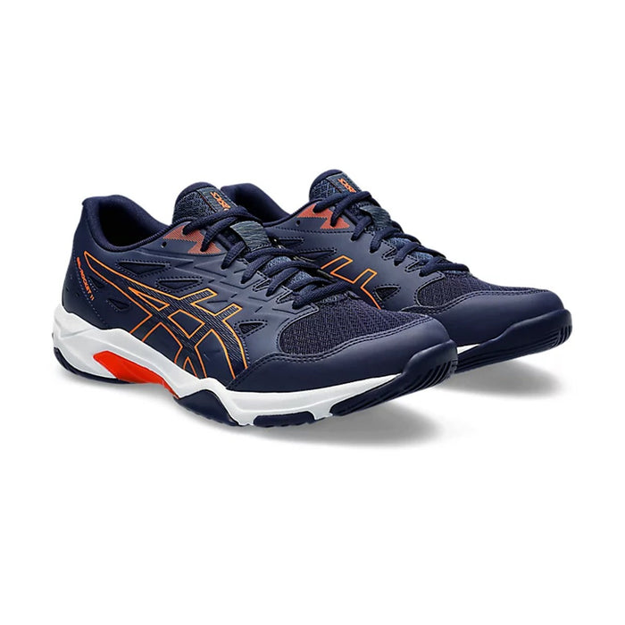 Asics Gel Rocket 11 Court Shoes (Peacoat/Shocking Orange) 3