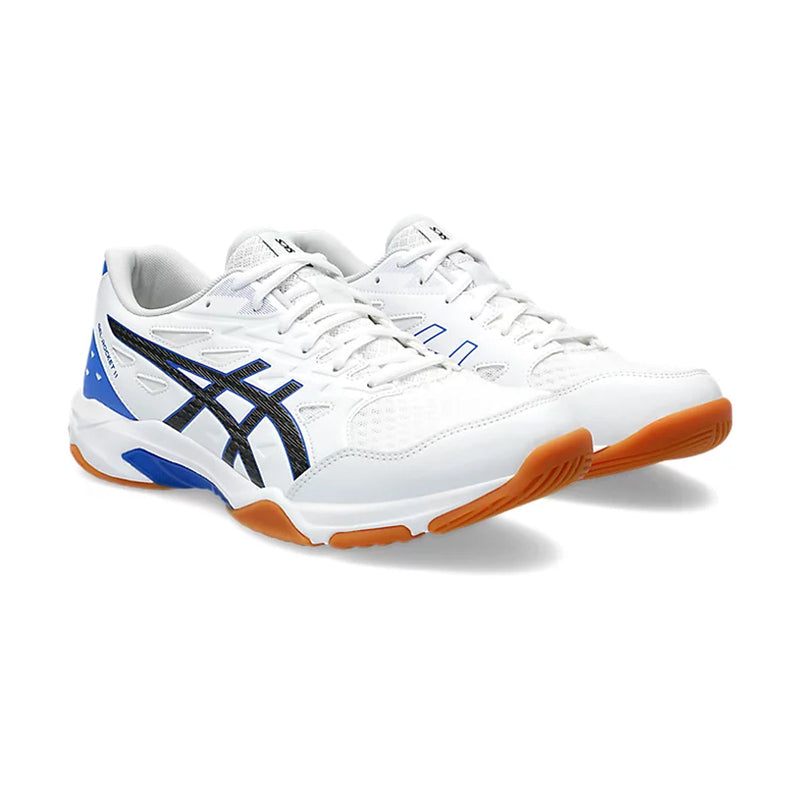 Asics Gel Rocket 11 Court Shoes (White/Black) 3