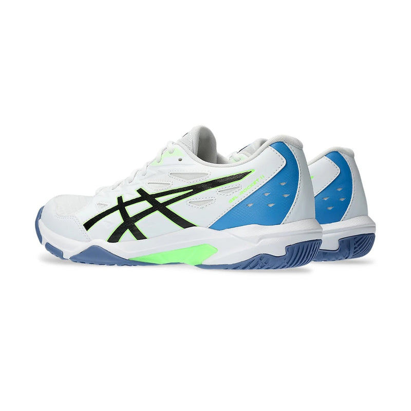 Asics Gel Rocket 11 Court Shoes (White/Lime Burst) 4