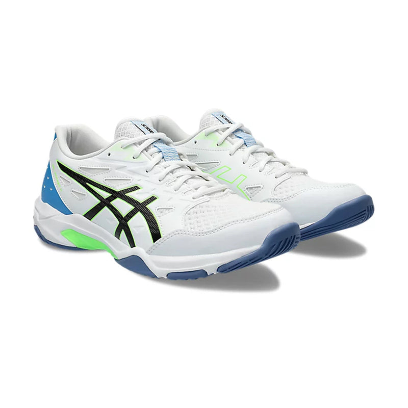 Asics Gel Rocket 11 Court Shoes (White/Lime Burst) 3