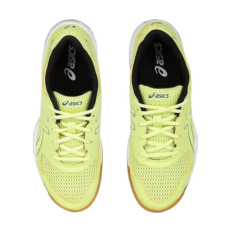 Asics Gel CourtMov+ Court Shoes (Glow Yellow/Deep Sea Teal) 4