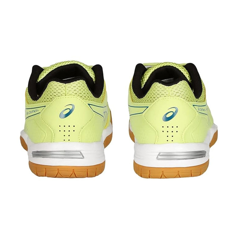 Asics Gel CourtMov+ Court Shoes (Glow Yellow/Deep Sea Teal) 3