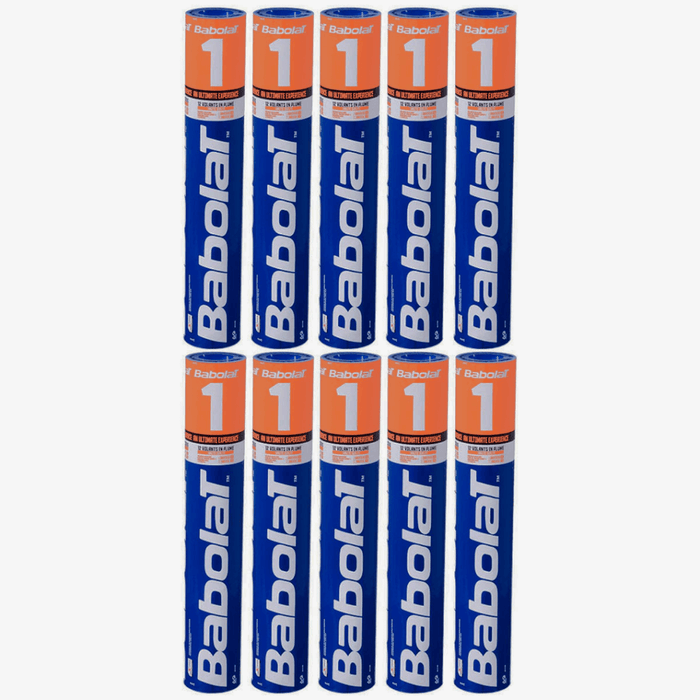 Babolat 1 Badminton Feather Shuttlecock Speed 76 (Pack of 10) 1