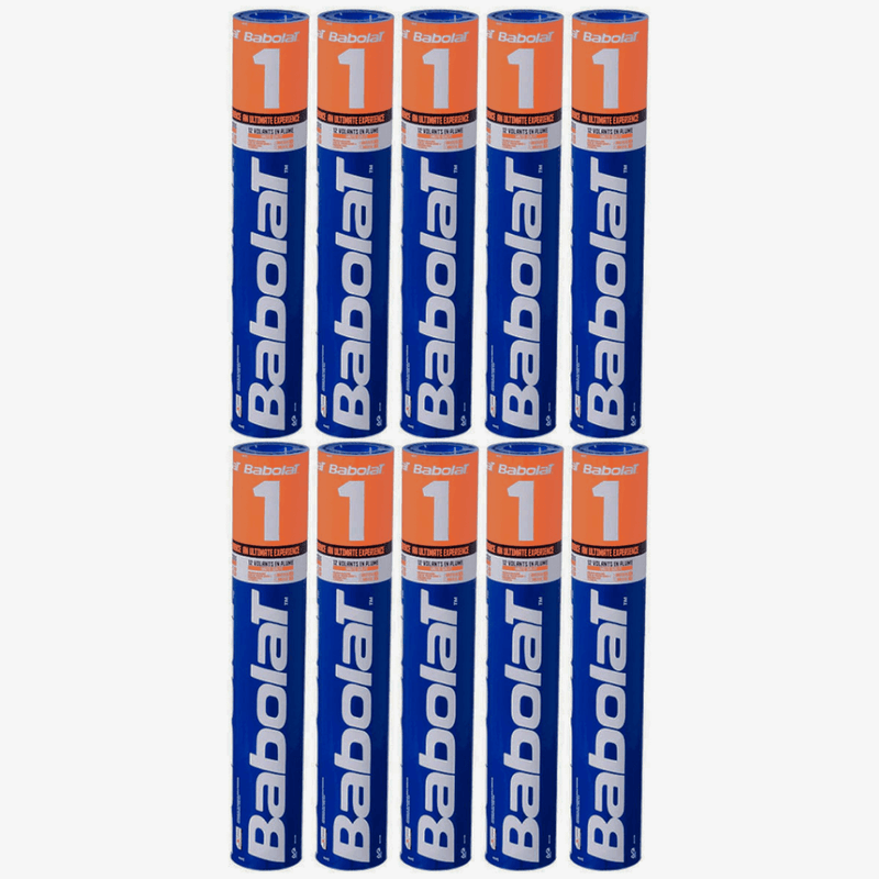 Babolat 1 Badminton Feather Shuttlecock Speed 76 (Pack of 10) 1