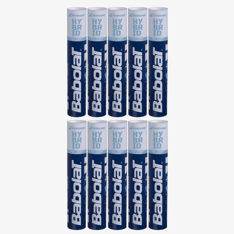 Babolat Hybrid Challenge (3-in-1) Badminton Shuttlecock (Pack of 10) 1