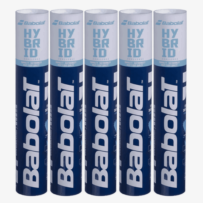 Babolat Hybrid Challenge (3-in-1) Badminton Shuttlecock (Pack of 5) 1