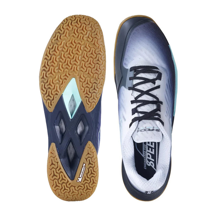 Babolat Shadow Tour 5 Badminton Shoes (Black/White) 4