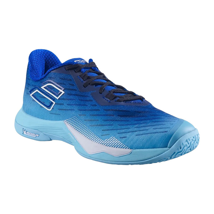 Babolat Shadow Tour 5 Badminton Shoes (Ceramic/Blue) 1