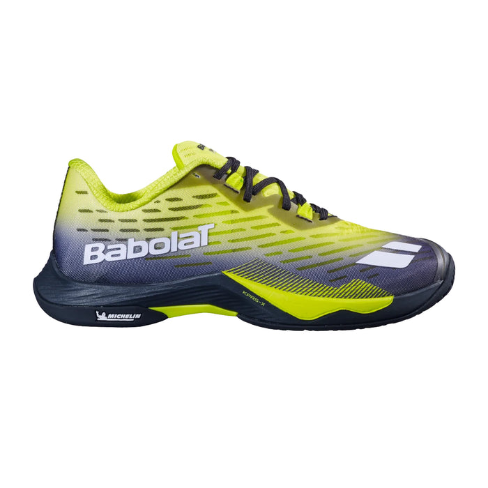 Babolat Shadow Tour 5 Badminton Shoes (Black/Lime) 2