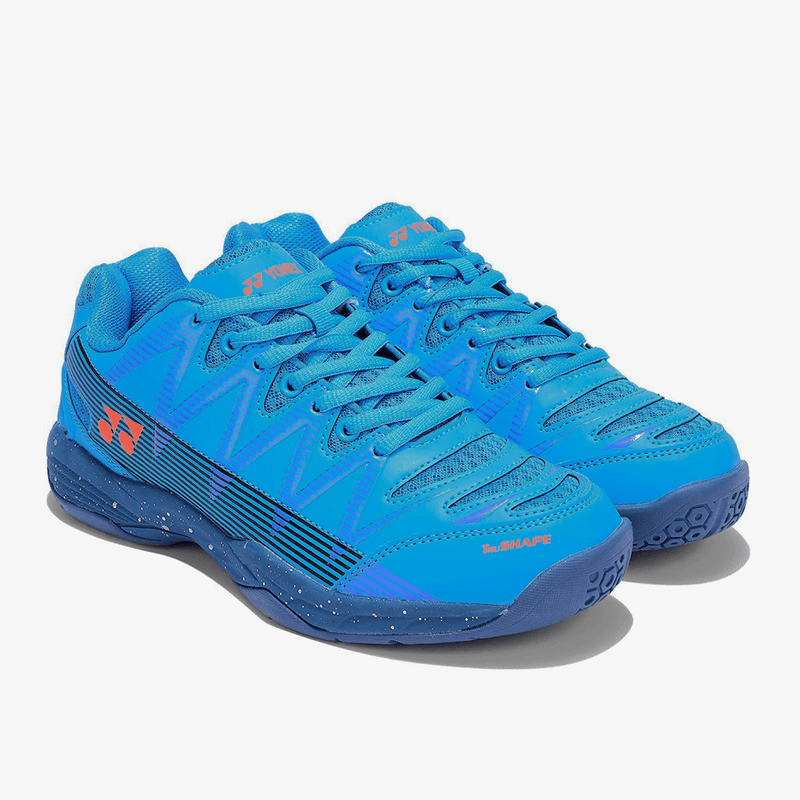 YONEX Dominant Badminton Shoes (Digital Aqua/ Dark Indigo/ Bright Coral) 3