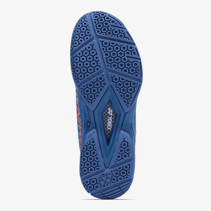 YONEX Dominant Badminton Shoes (Digital Aqua/ Dark Indigo/ Bright Coral) 7