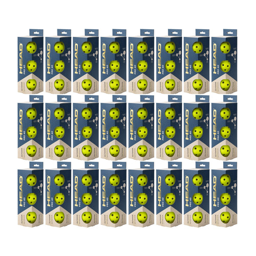 HEAD 3B Pro 40 Outdoor Pickleball (Pack of 72)