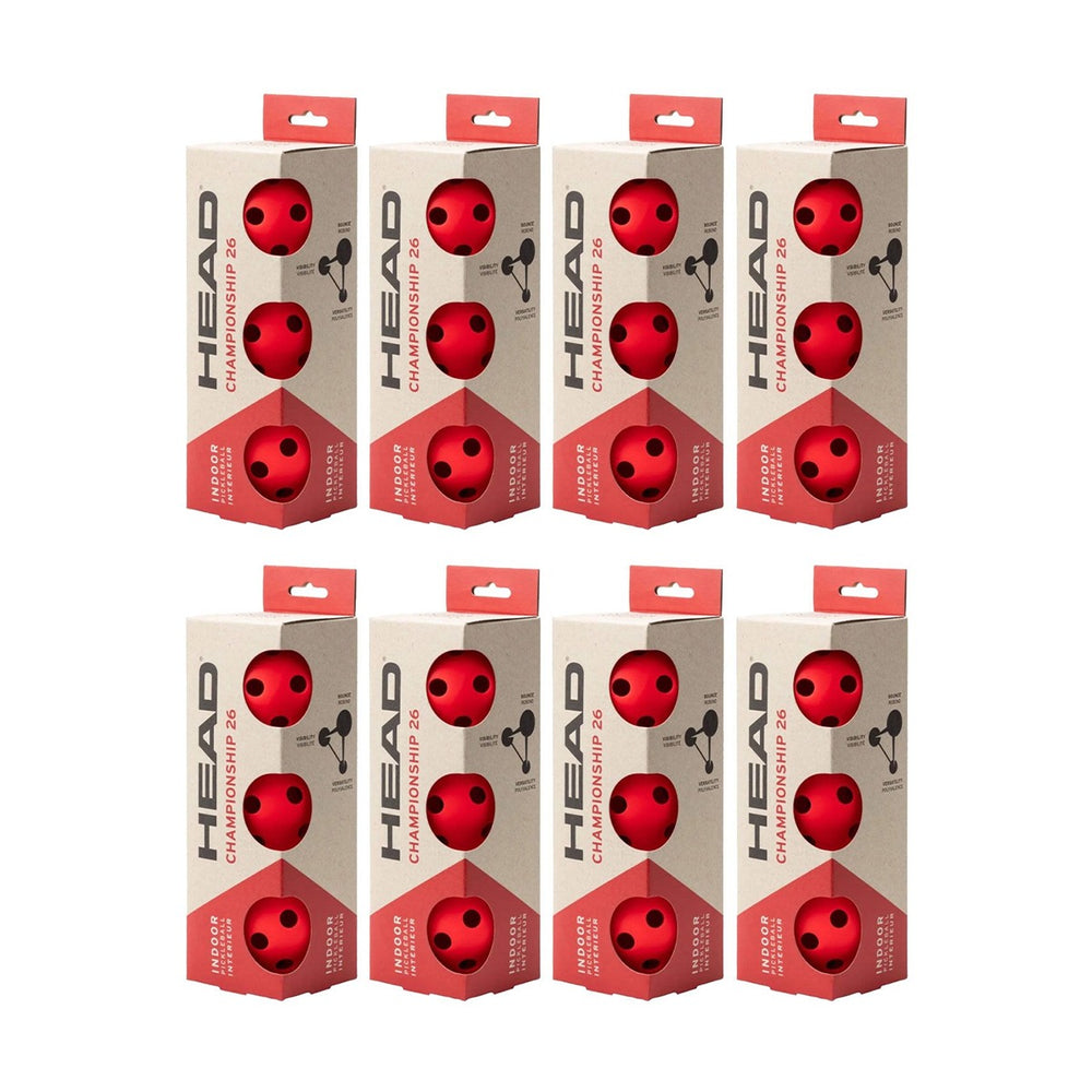 HEAD Championship 26 Indoor Pickleball (Pack of 24)