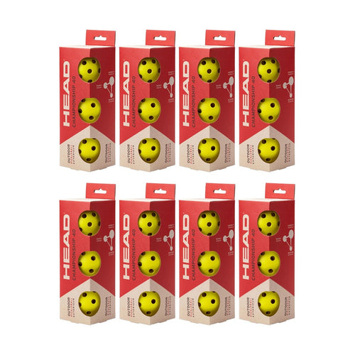 HEAD Championship 40 Outdoor Pickleball (Pack of 24)