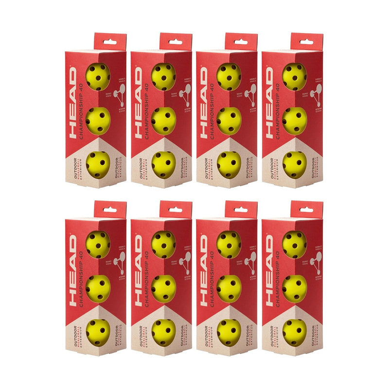 HEAD Championship 40 Outdoor Pickleball (Pack of 24) 1