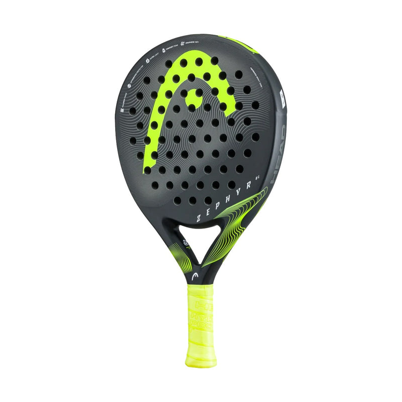 HEAD Zephyr UL 2023 Padel Racquet (Black/Green) 2