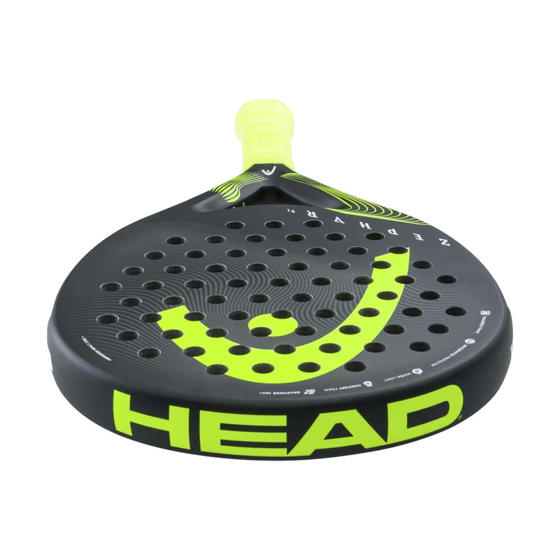 HEAD Zephyr UL 2023 Padel Racquet (Black/Green) 5