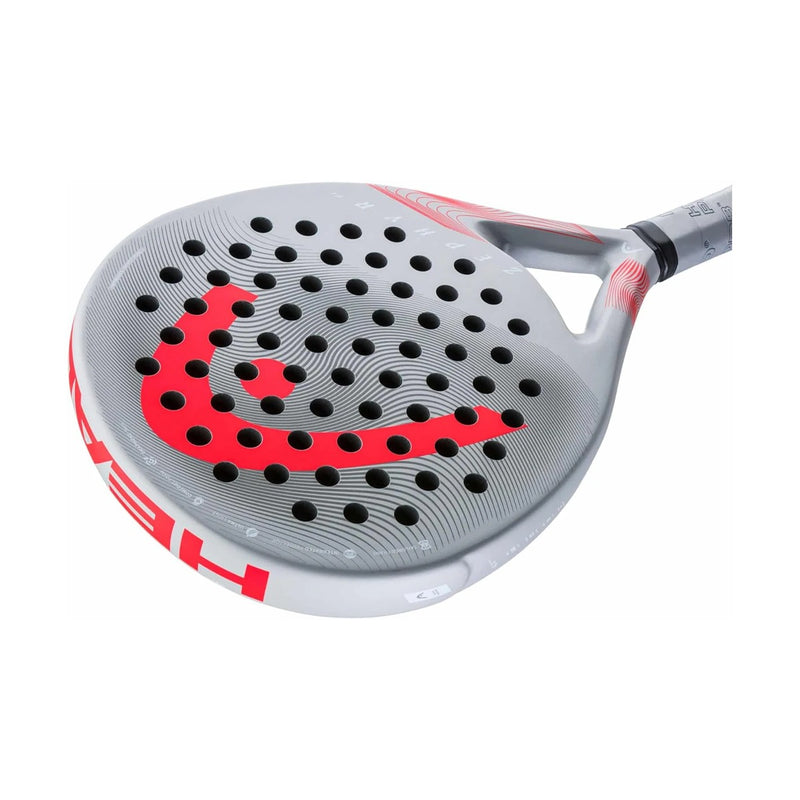 HEAD Zephyr UL 2023 Padel Racquet (Grey/Red) 3