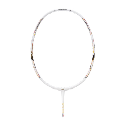 Hundred Battle 600 Badminton Racket (White/Verdigris/Gold)