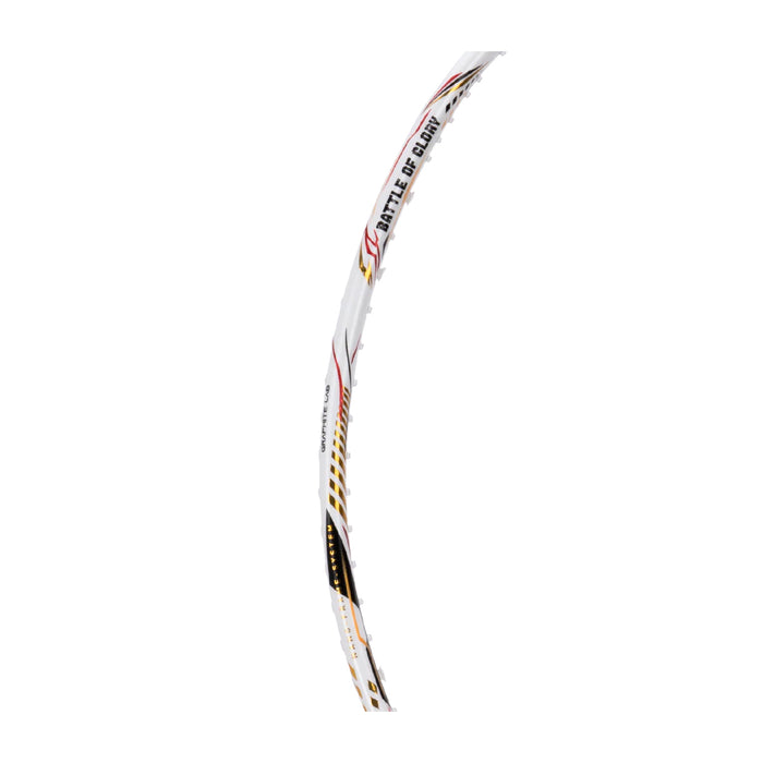 Hundred Battle 600 Badminton Racket (White/Verdigris/Gold) 3
