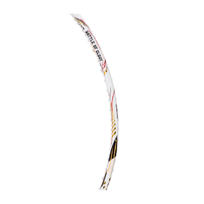 Hundred Battle 600 Badminton Racket (White/Verdigris/Gold) 4