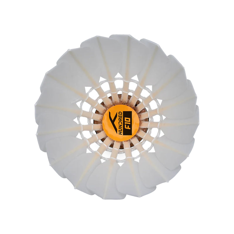 Hundred F10 Feather Badminton Shuttlecock (Speed 76) 2