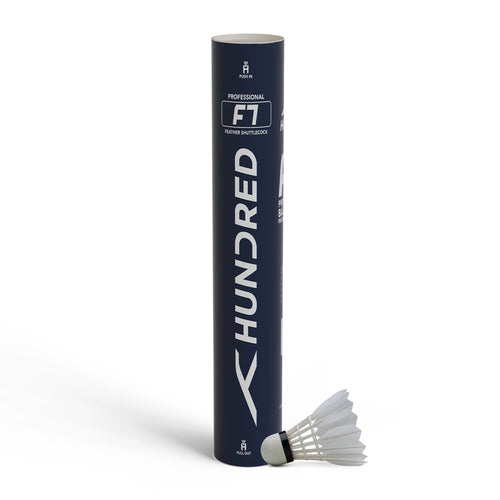 Hundred F7 Feather Badminton Shuttlecock (Speed 76)