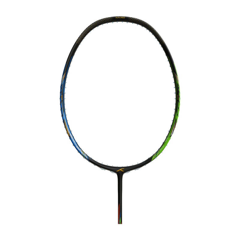 Hundred Flareon Typhoon Badminton Racket - 5U (Black/Lime) 1