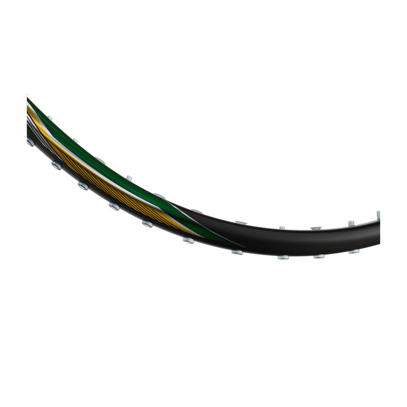 Hundred Hyfonic Lazer Badminton Racket - 4U (Black/Green) 4