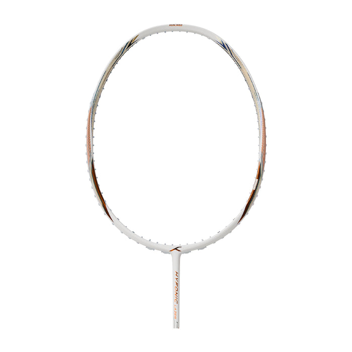 Hundred Hyfonic Lazer Badminton Racket - 5U (White/Copper) 1