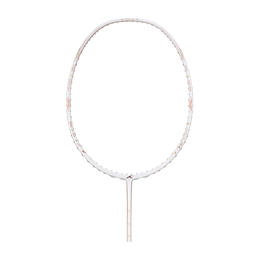 Hundred Ioniq 100 Limited Edition Badminton Racket (White/Gold)