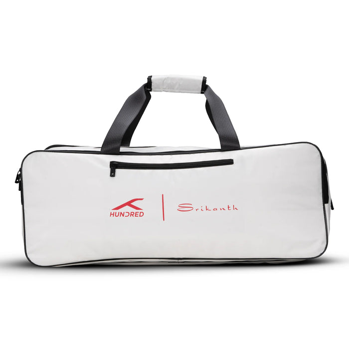 Hundred Magnum Badminton Kitbag (White) 3