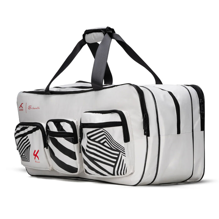 Hundred Magnum Badminton Kitbag (White) 2