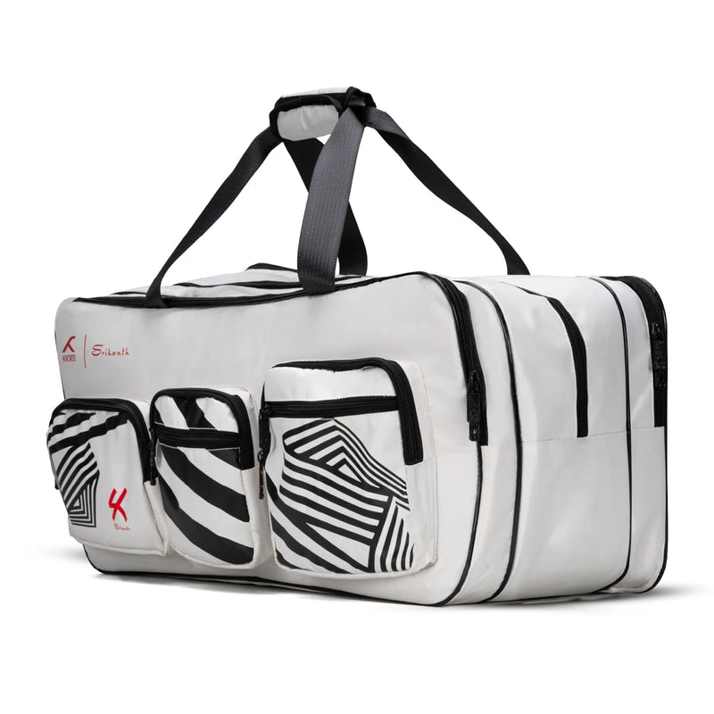 Hundred Magnum Badminton Kitbag (White) 2