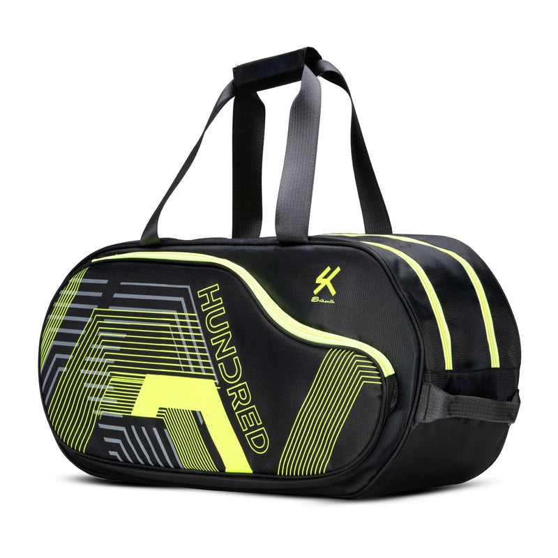 Hundred Matrix Badminton Kitbag (Black/Neon Lime) 2