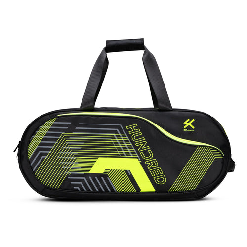 Hundred Matrix Badminton Kitbag (Black/Neon Lime)