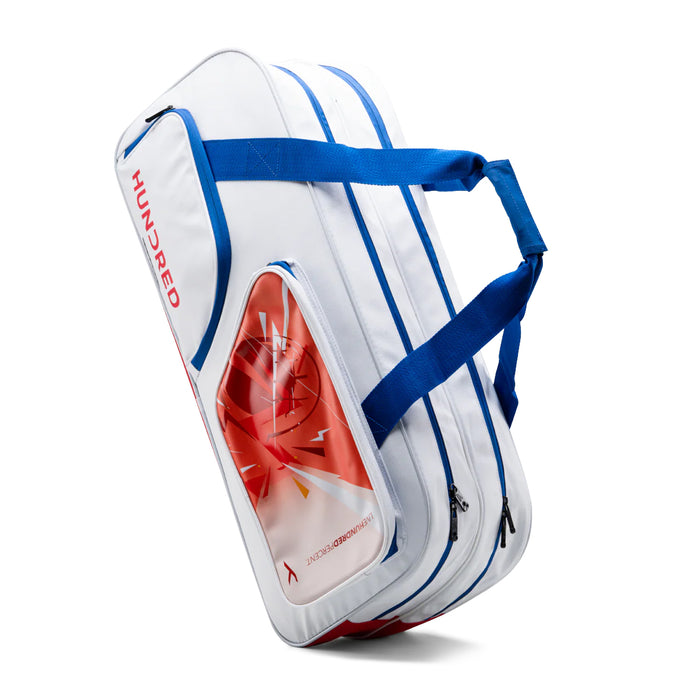 Hundred Monolith Badminton Kitbag (White) 4
